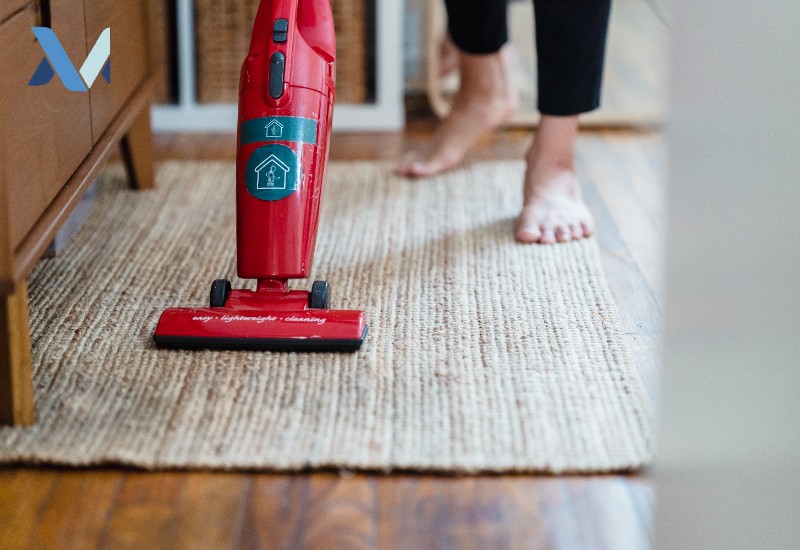 Cordless Vacuum Cleaning Carpet