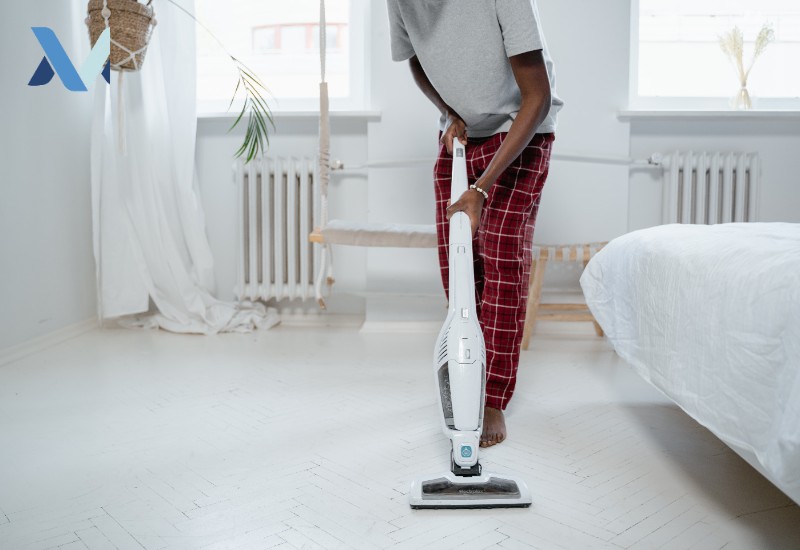 Shark Pet Cordless Stick Vacuum In Use